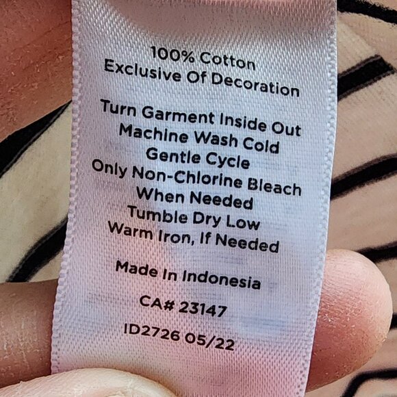 NWT Talbots Holly Striped Scoop Neck Jersey Size Petite Medium - Picture 12 of 16